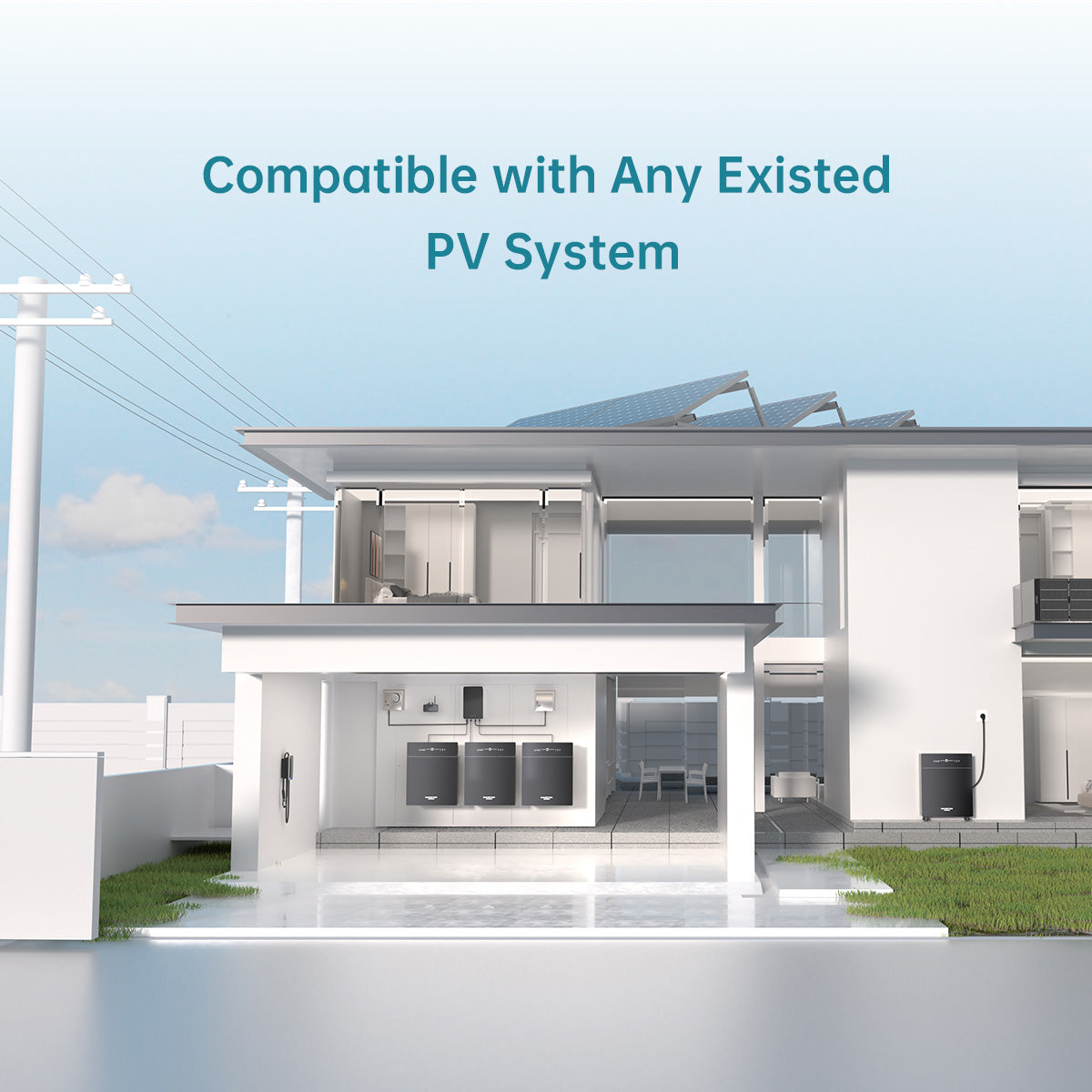 Compatible with Any Existed PV System